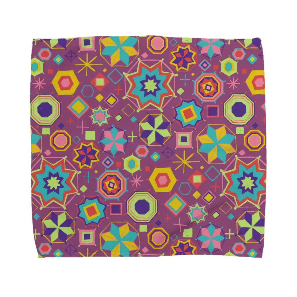 IZANAMI by Akane Yabushitaの東南アジアのチャーム（キャンディカラー・パターン） Towel Handkerchief