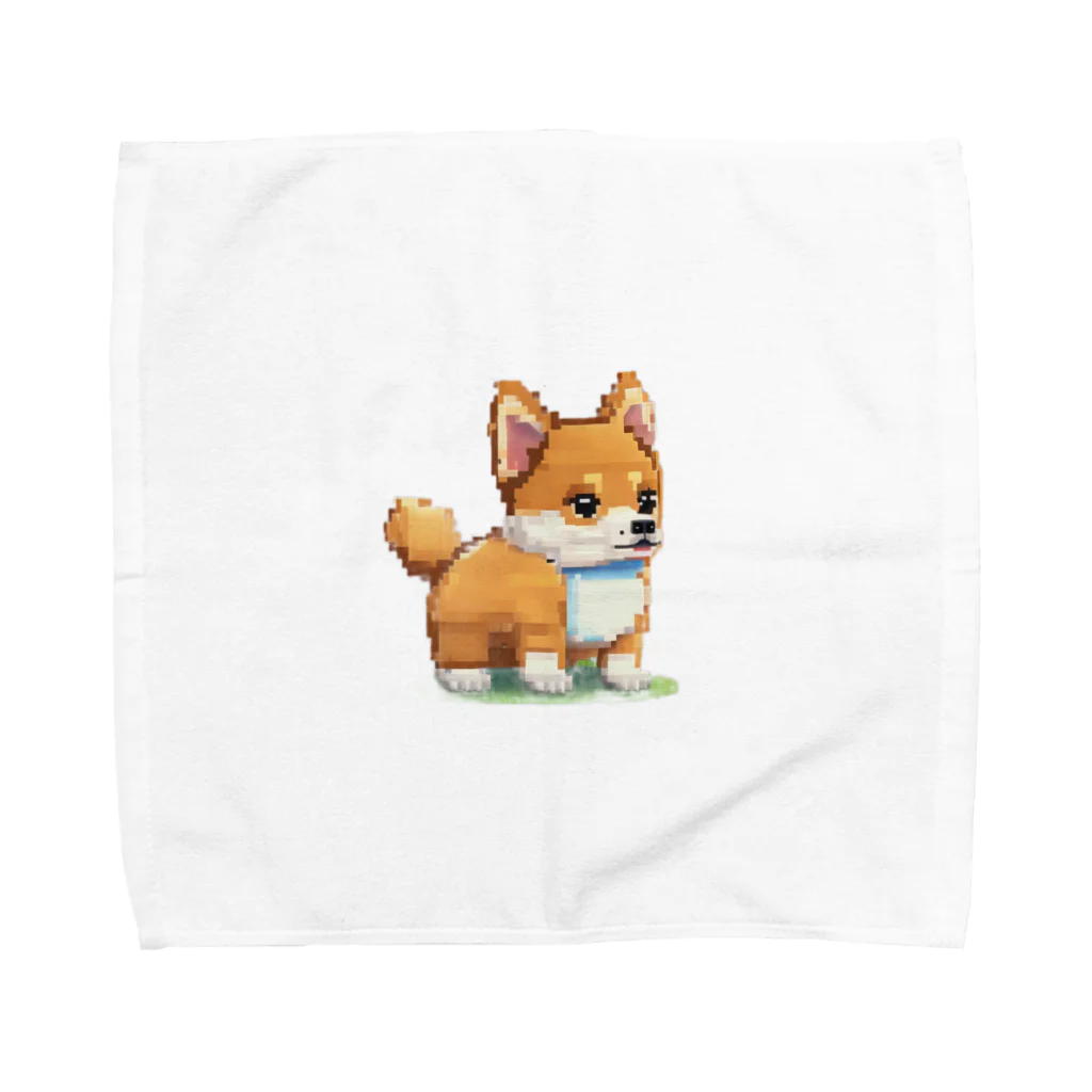 happ shopのドット絵しばちゃん Towel Handkerchief