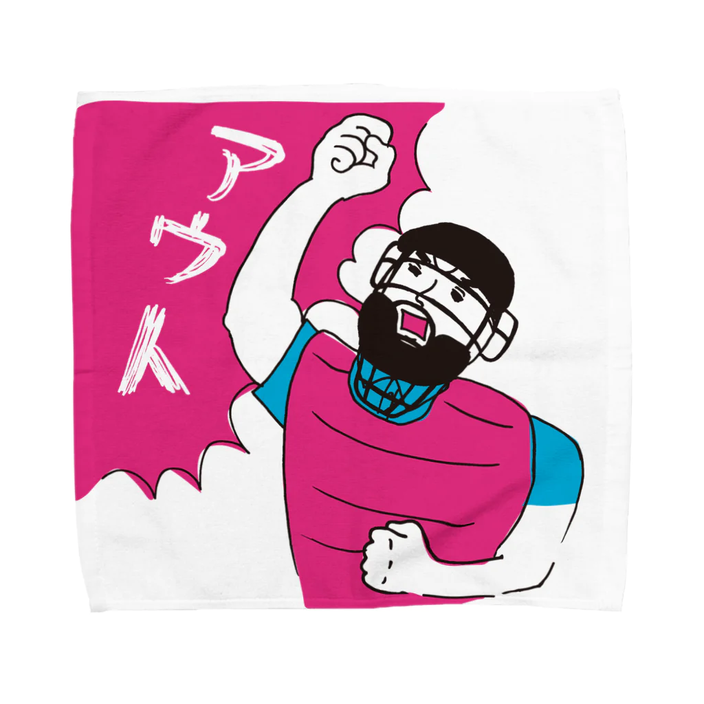 OKAMEの野球シリーズ　アウト Towel Handkerchief