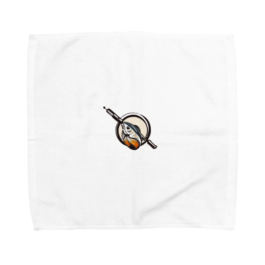 黒猫くんのラブフィッシング Towel Handkerchief