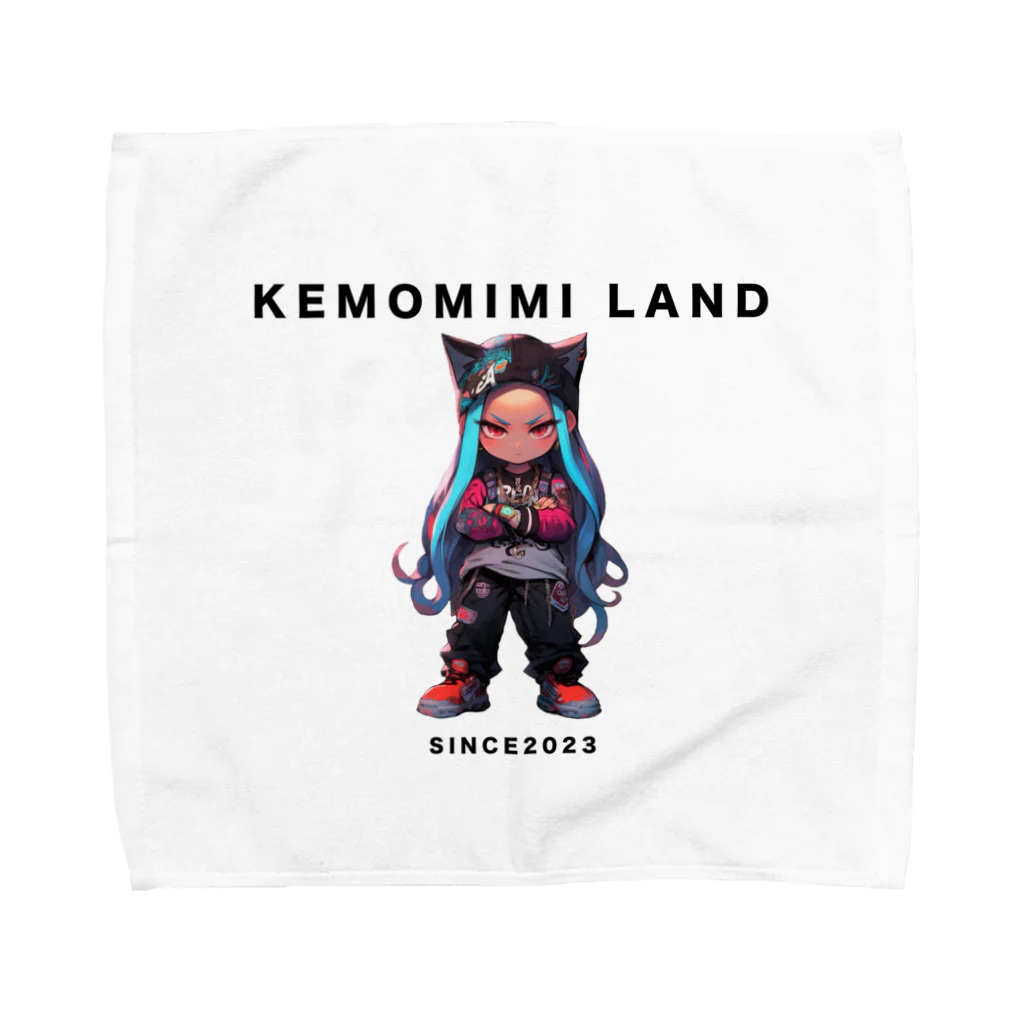 Drai’s ShopのKEMOMIMI LAND タオルハンカチ