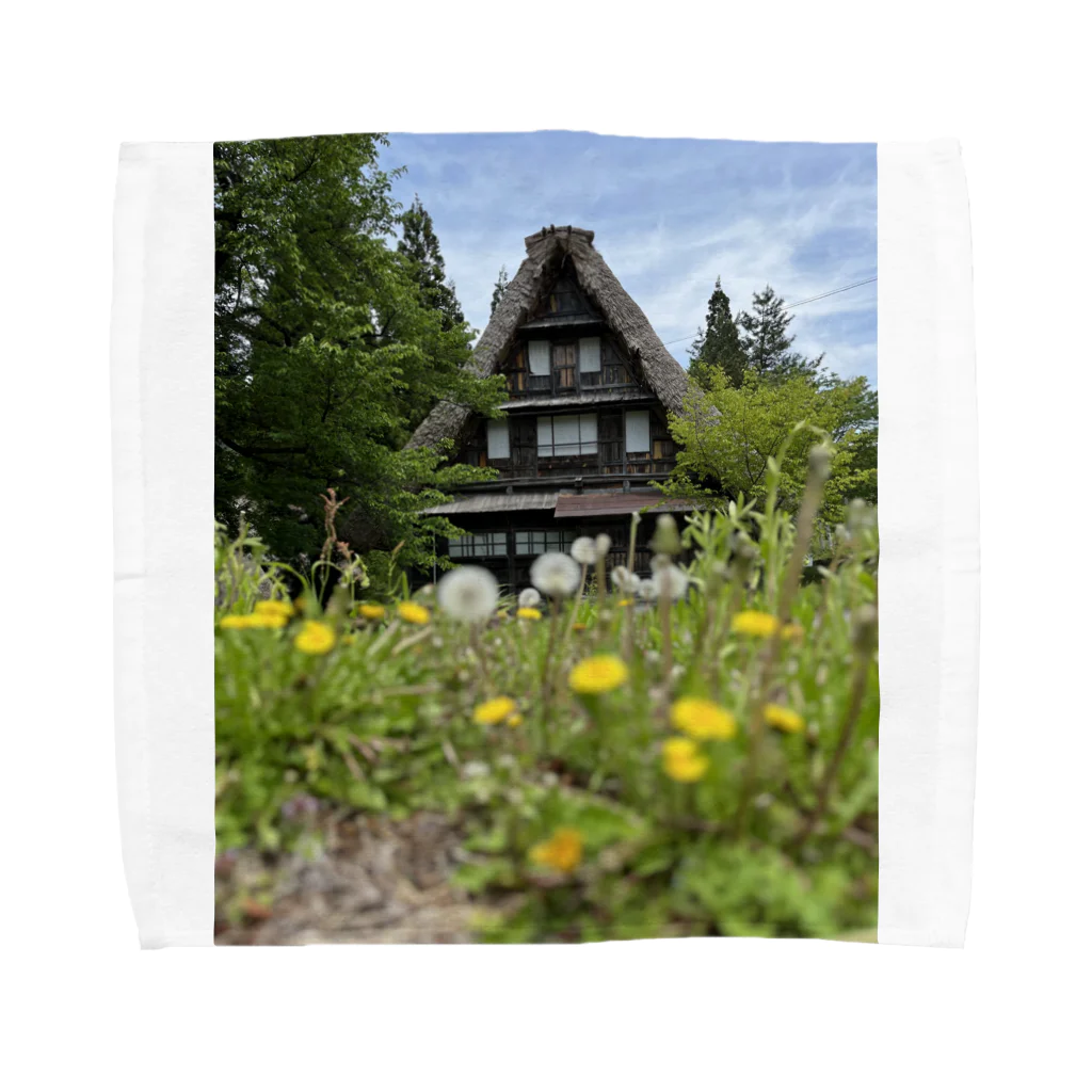 COSMIC Galleryの白川郷・五箇山の合掌造り集落 Towel Handkerchief