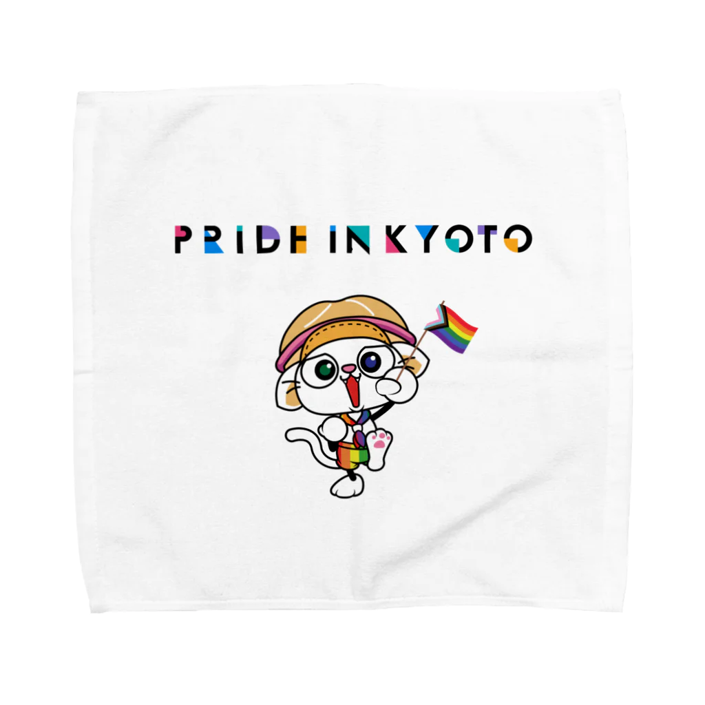 PRIDE in KYOTOのことにゃん タオルハンカチ