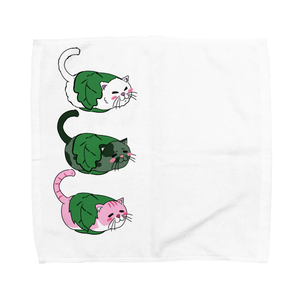 fuwariのモチねこキャラ Towel Handkerchief