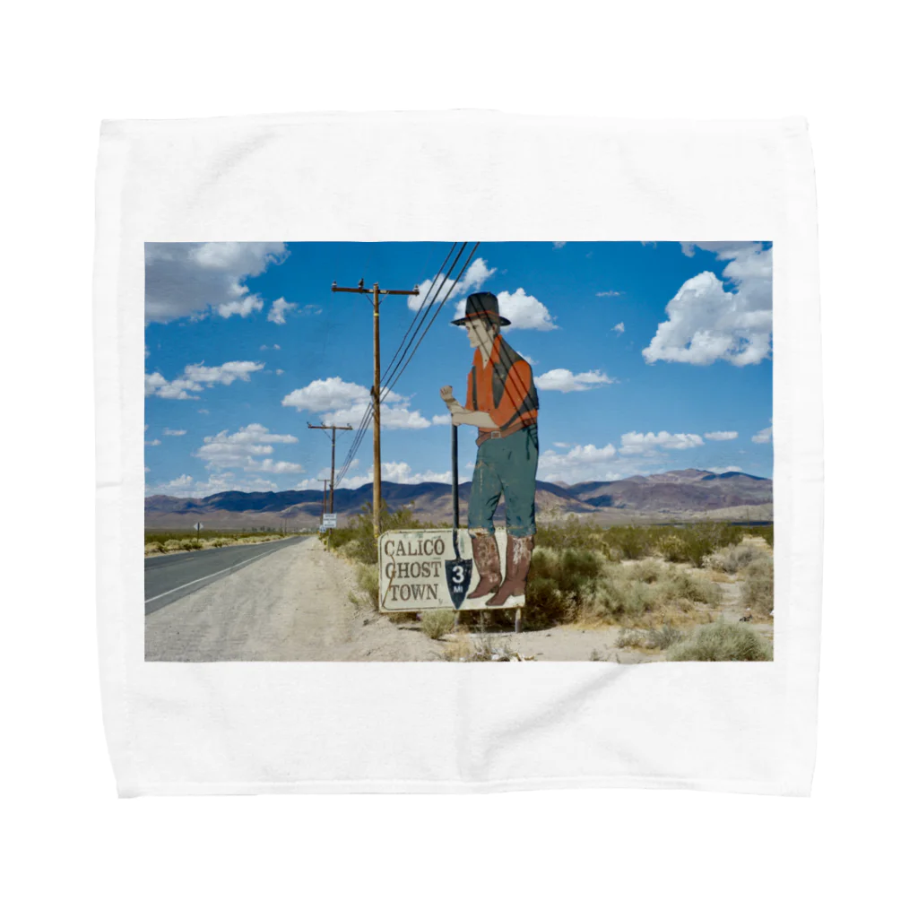 JUNGLE-NEWYORKのオールドアメリカン Big Manビッグマン Towel Handkerchief