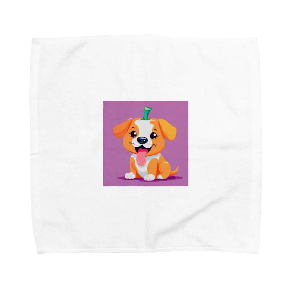 m222web-shopのハロウィンと可愛い子犬をイメージしたグッズ Towel Handkerchief