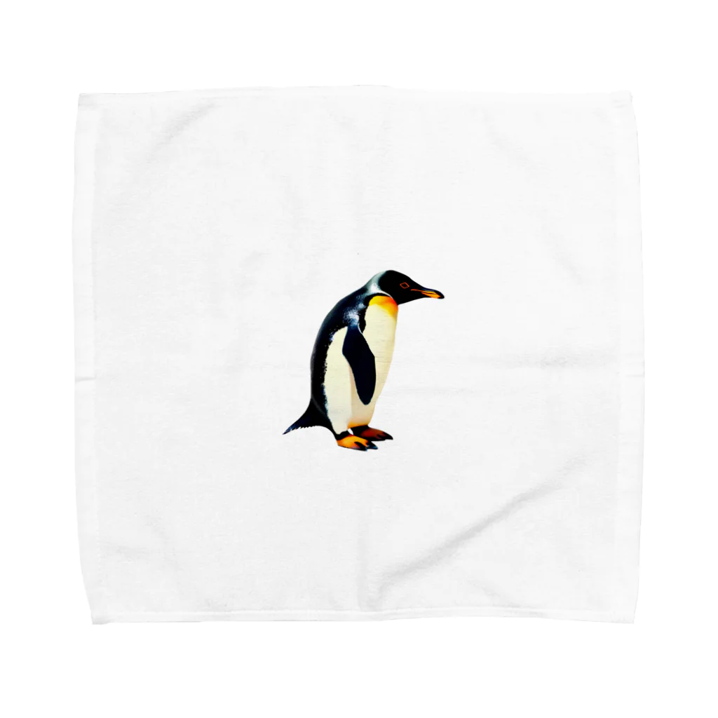 yumena_のリアルなペンギンイラスト Towel Handkerchief