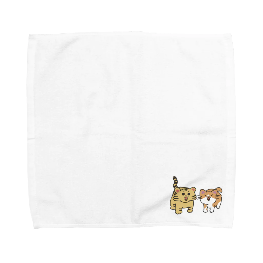 かぎしっぽのネコ科 Towel Handkerchief