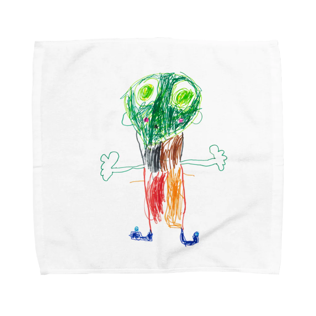 AITSUの一人歩きのウチュミン Towel Handkerchief