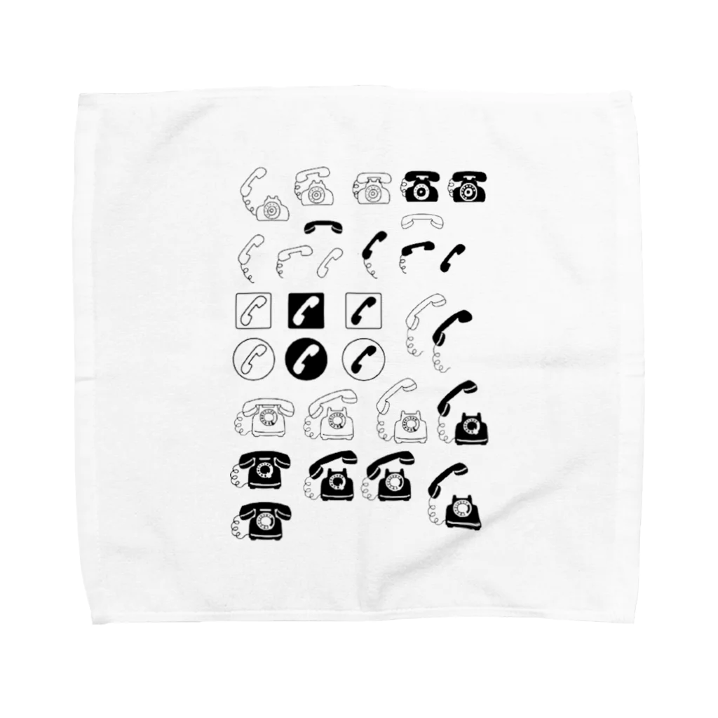 tomy1022のテレフォンマーク いろいろ Towel Handkerchief