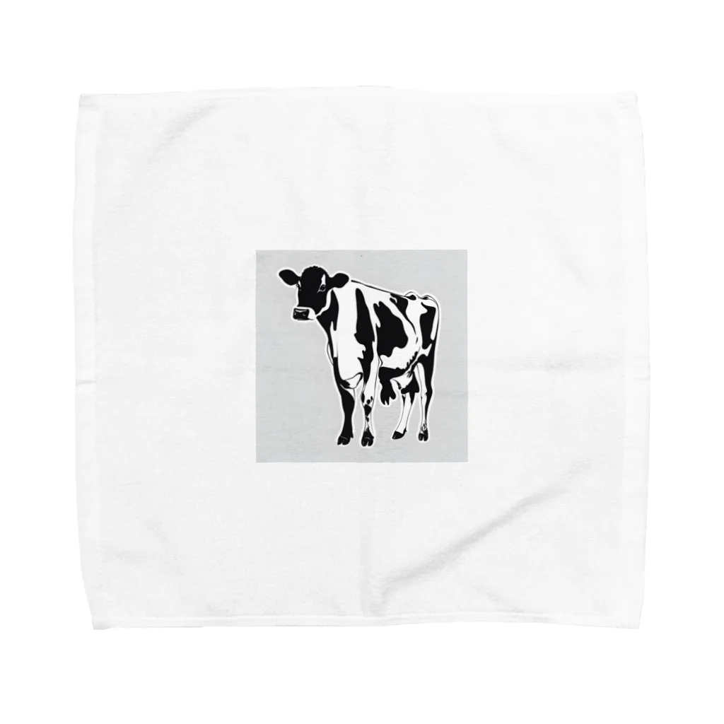 itsuoのしろくろホルスタイン Towel Handkerchief