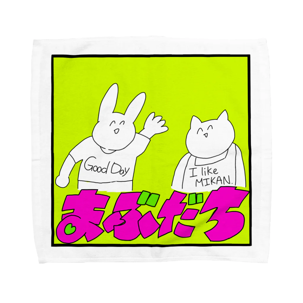 momomomo__のまぶだち Towel Handkerchief