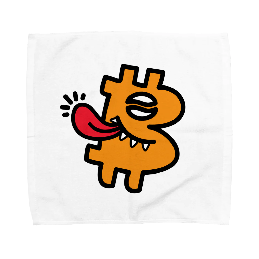 BitPopArtのB - Coffee Towel Handkerchief