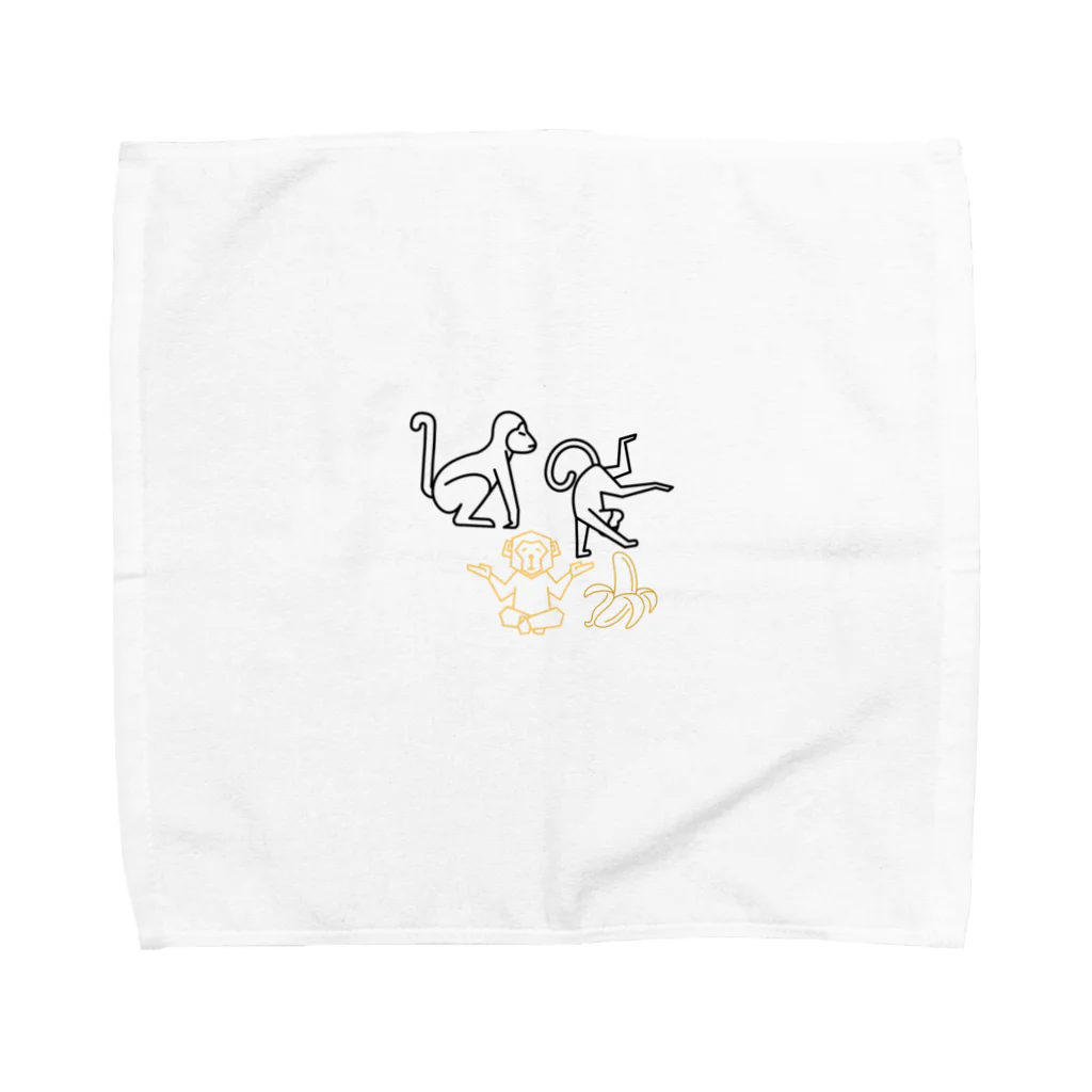 "Elegance Crew"のモンチー Towel Handkerchief