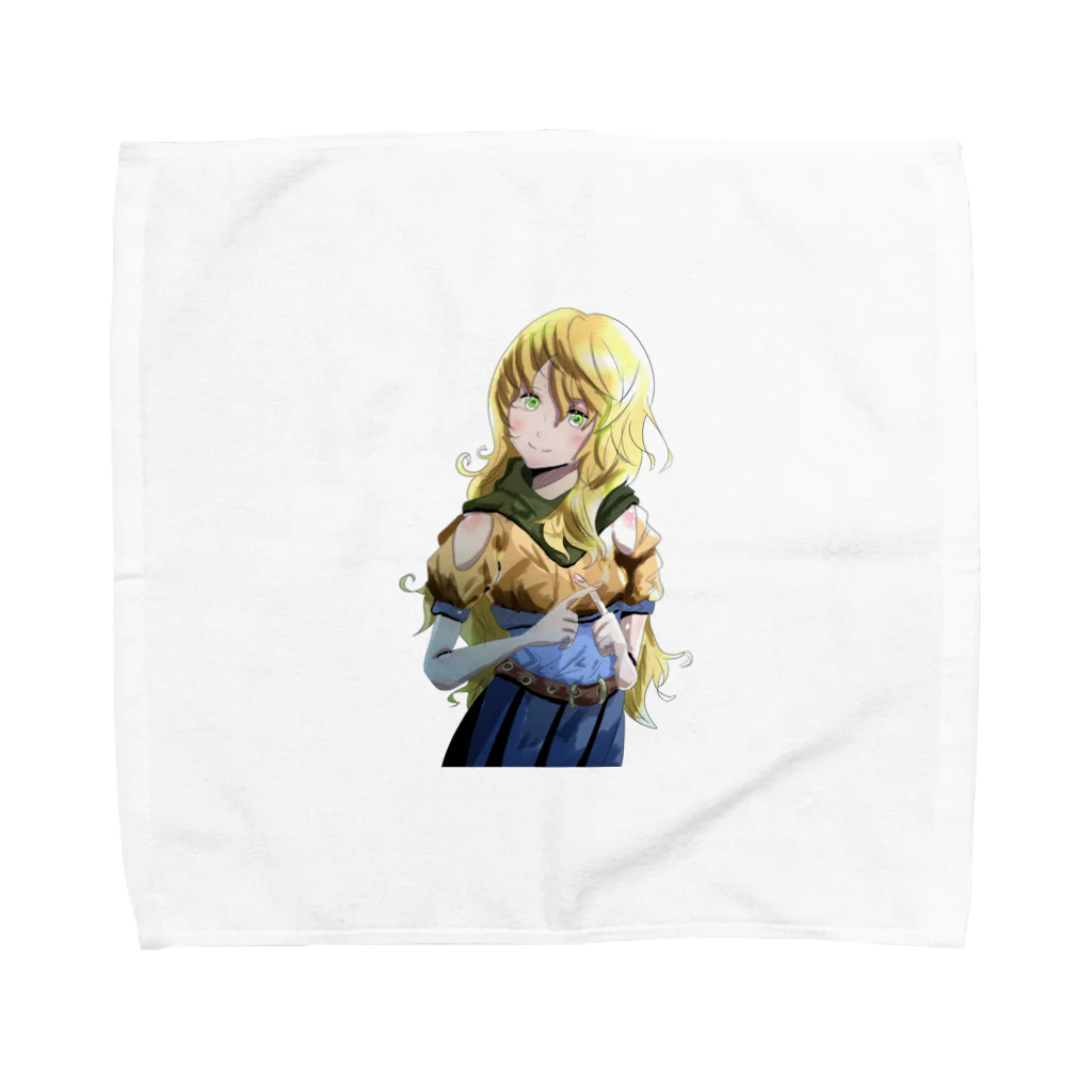 西田広次の少女X. Towel Handkerchief