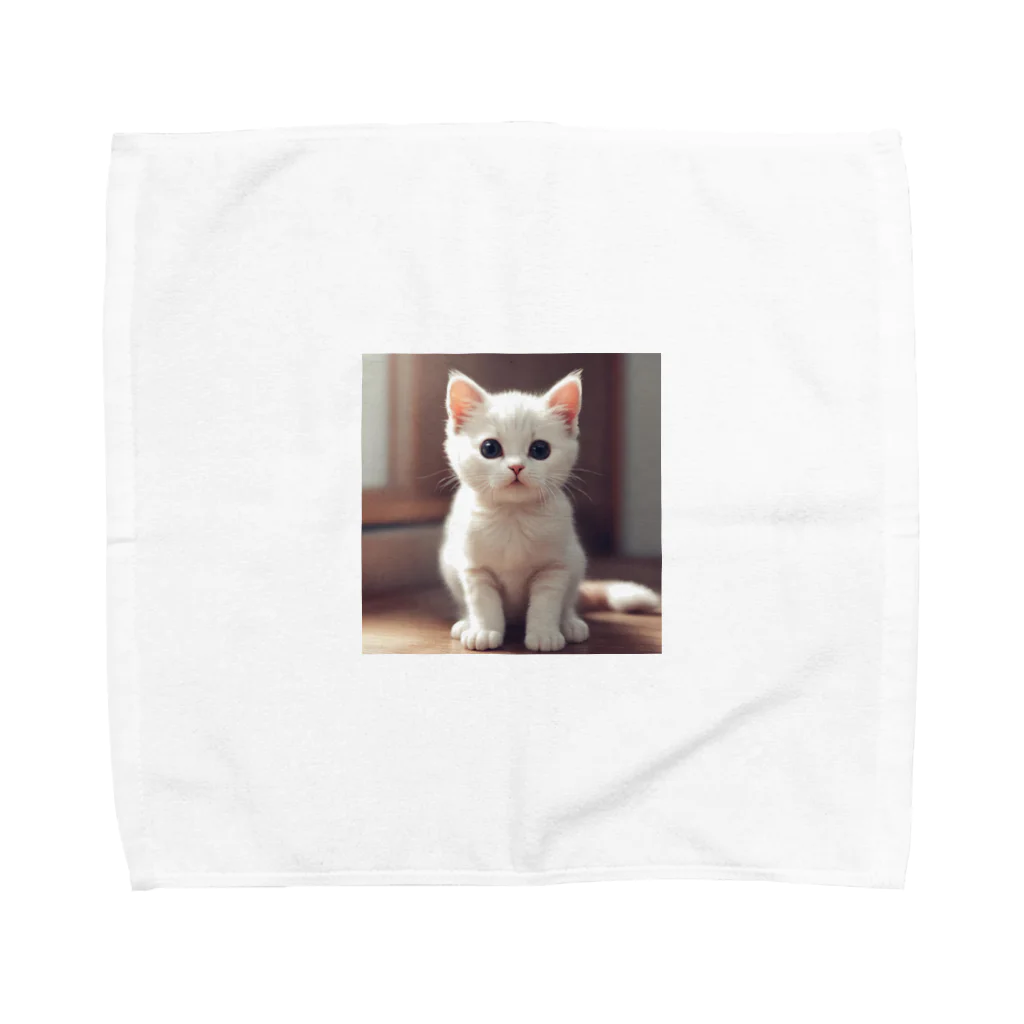 autumnの可愛い猫のイラストグッズ♥ Towel Handkerchief