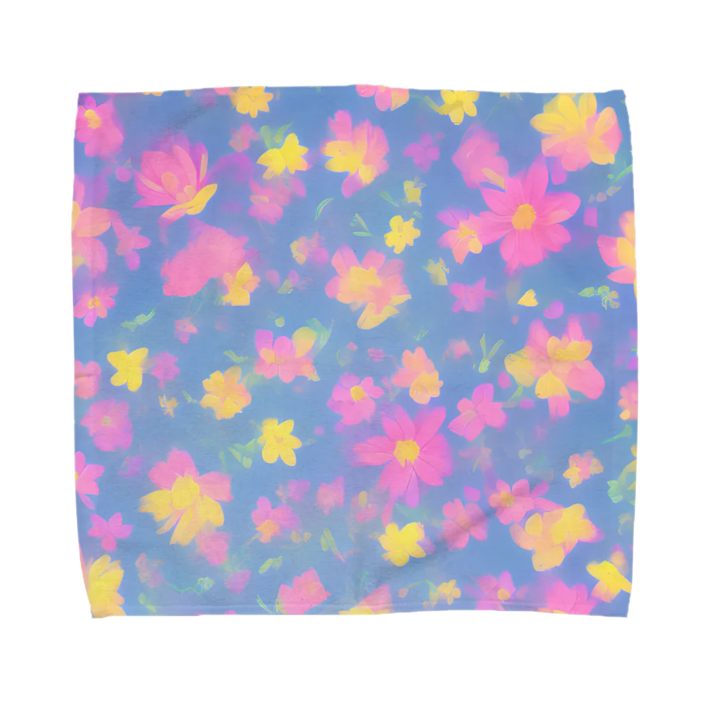 tleflower のFlower Towel Handkerchief