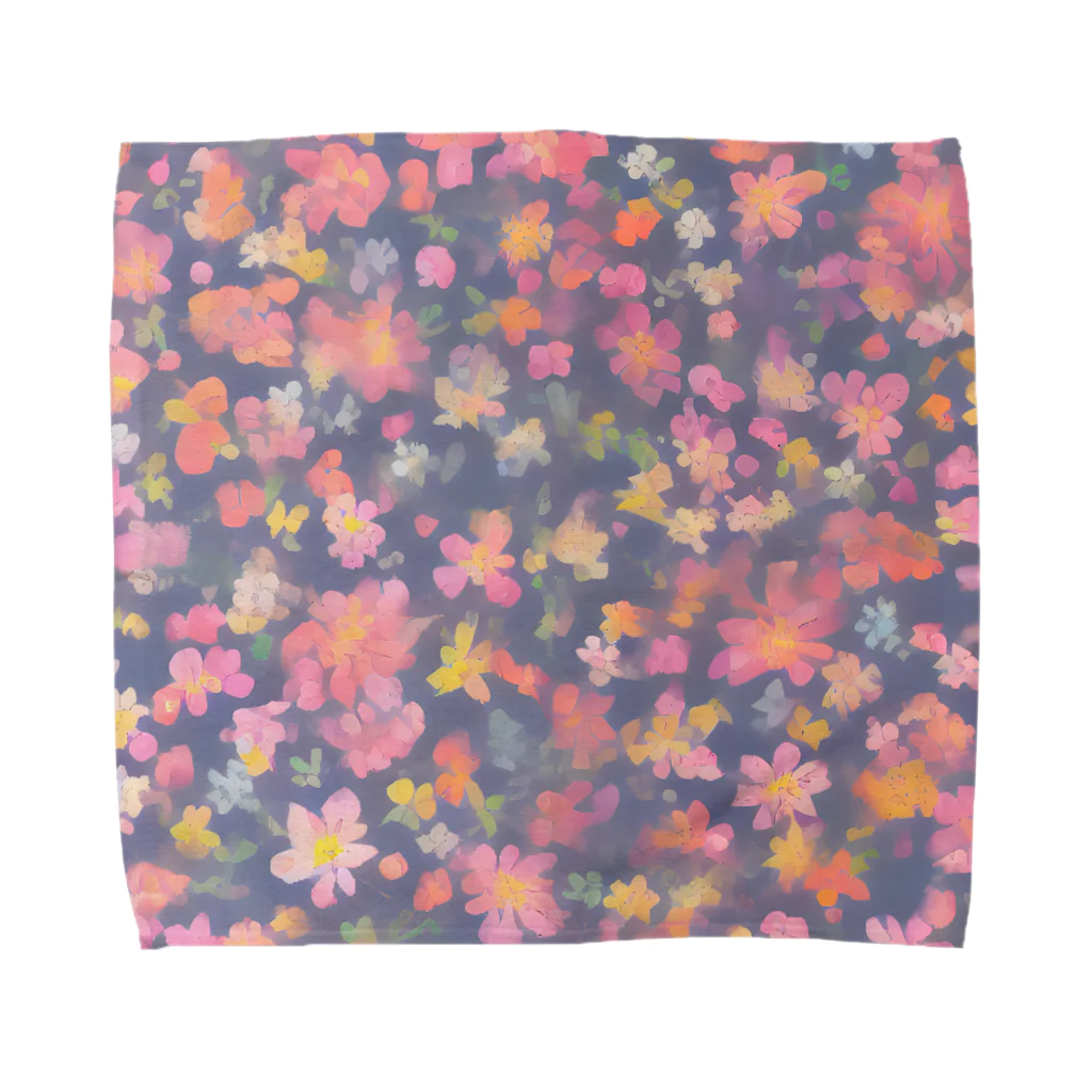 tleflower のFlower Towel Handkerchief