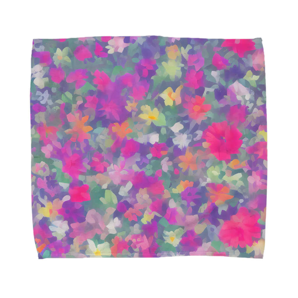 tleflower のFlower Towel Handkerchief