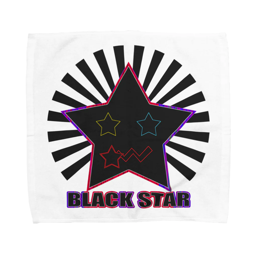 Ａ’ｚｗｏｒｋＳのブラックスター Towel Handkerchief