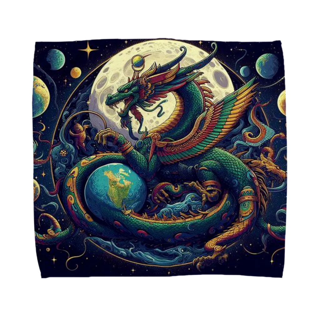 5656ショップのMOON DRAGON  Towel Handkerchief