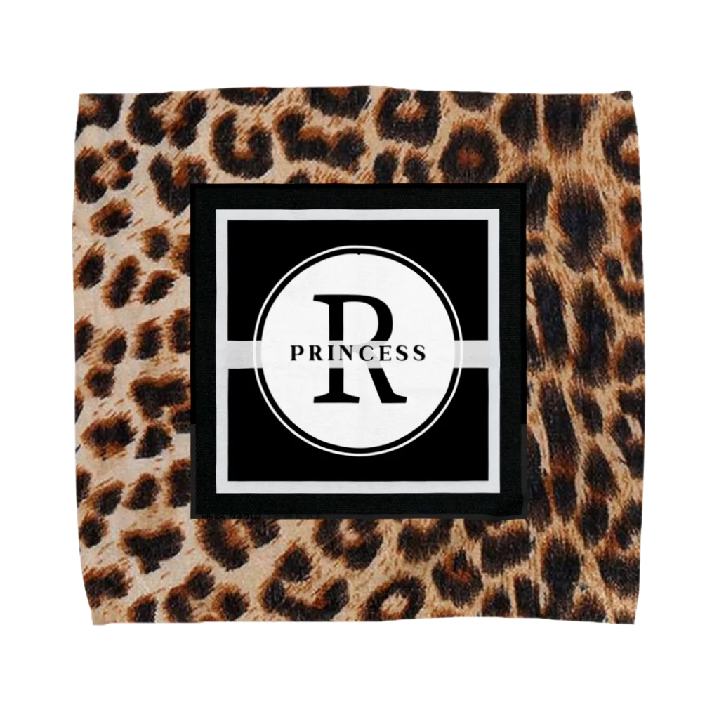 ROYAL Princessのカッコいい大人のヒョウ柄シリーズ（茶色） Towel Handkerchief