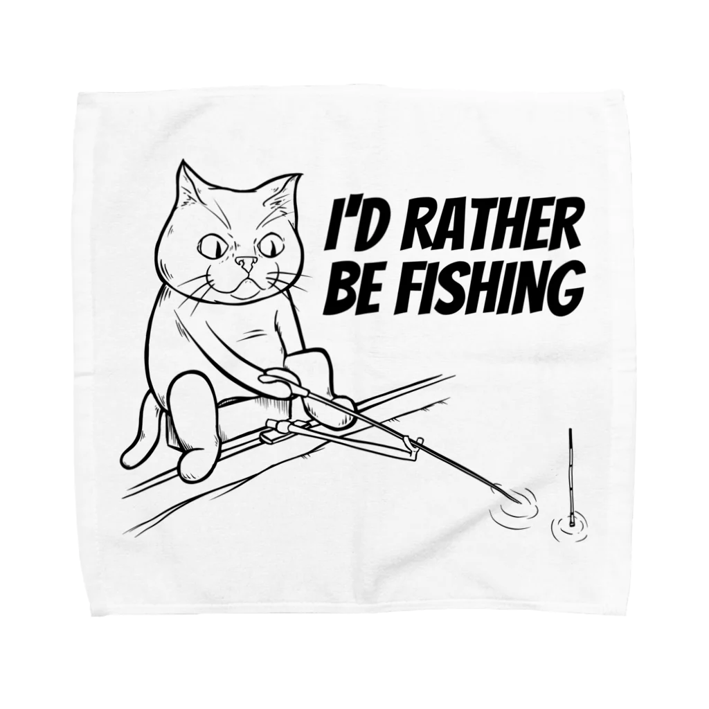 TAKE-TONの釣りをしていたい Towel Handkerchief