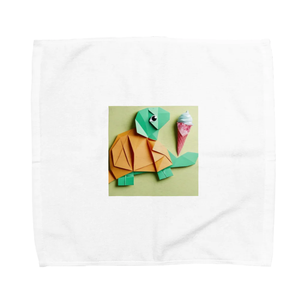 yumiceのice meets オリガミカメ Towel Handkerchief