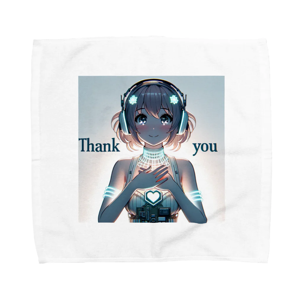 iSysのゲーミング少女ピーシーフォー Towel Handkerchief