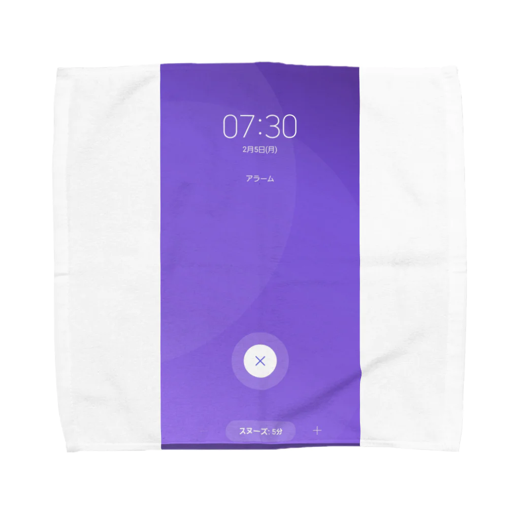 golgol-farのスヌーズ画面 Towel Handkerchief