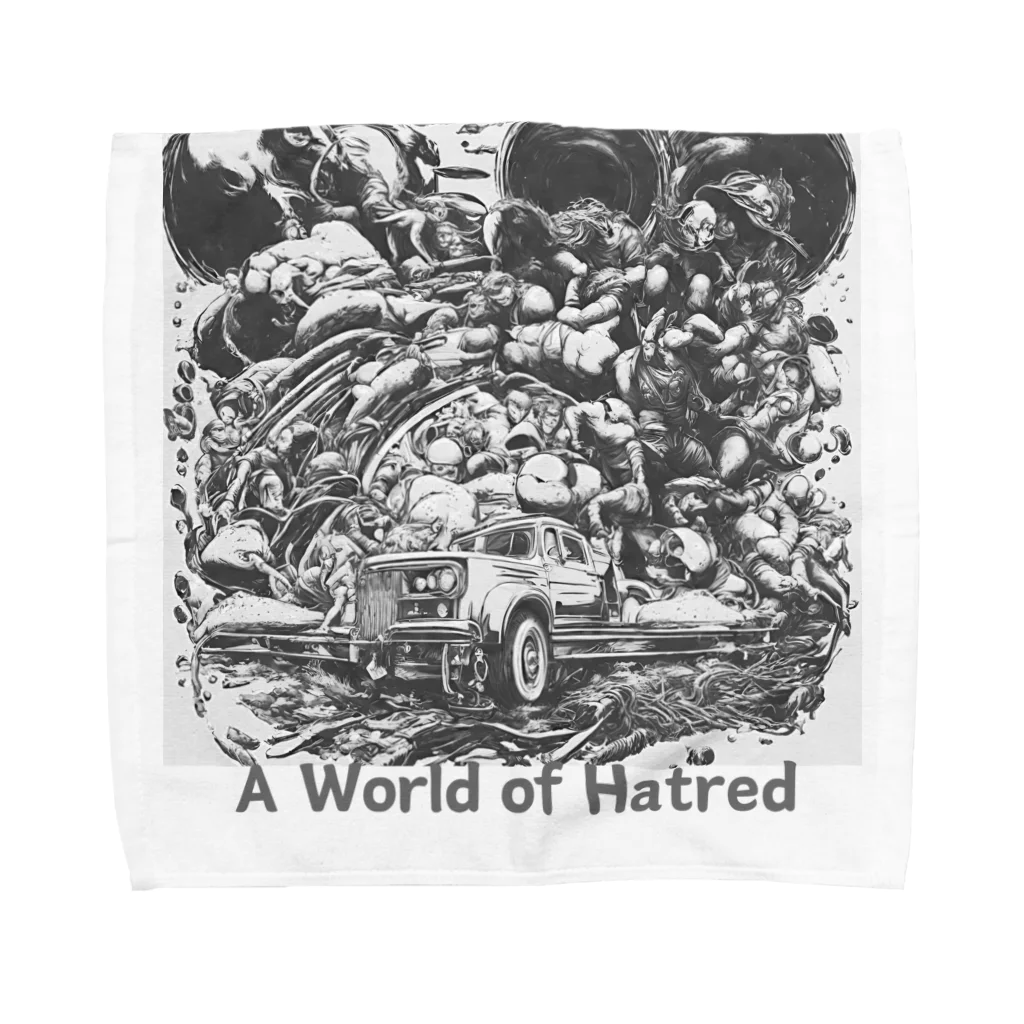 yumekauのA World of Hatred Towel Handkerchief