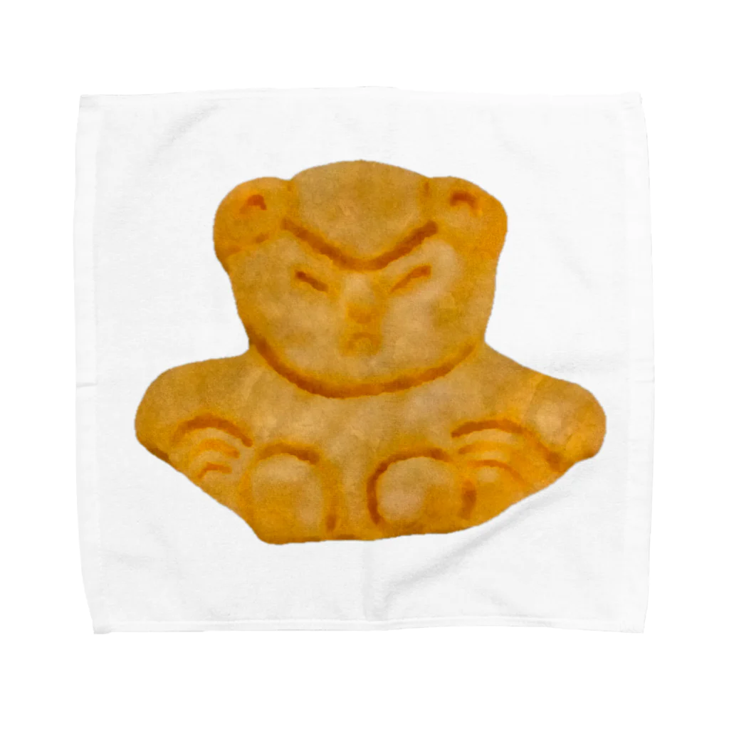 Les Anges Cookie （レザンジュクッキー）のテディベア土偶　 Towel Handkerchief