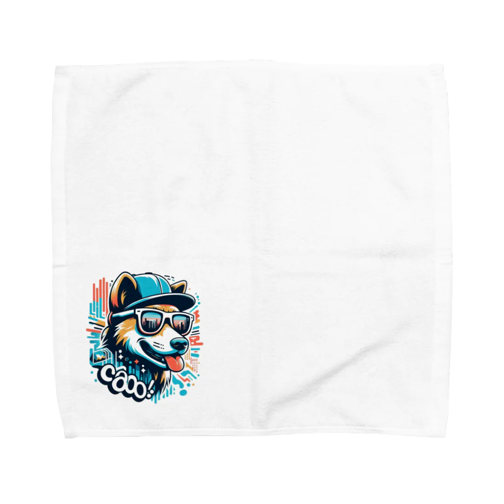 Design HarborのCool Dog Towel Handkerchief