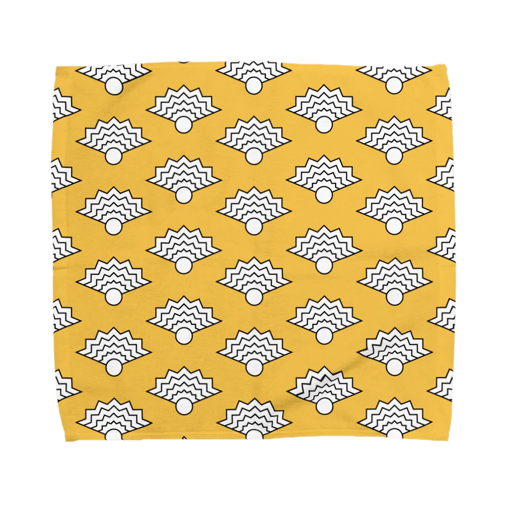 Nippon Malaya / 日本マラヤのNIMAFUKU (Pattern - Yellow) Towel Handkerchief