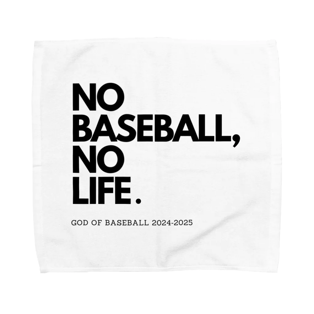 No Baseball , No Life.のNO BASEBALL , NO LIFE . ～ 野球の神様 ～ タオルハンカチ