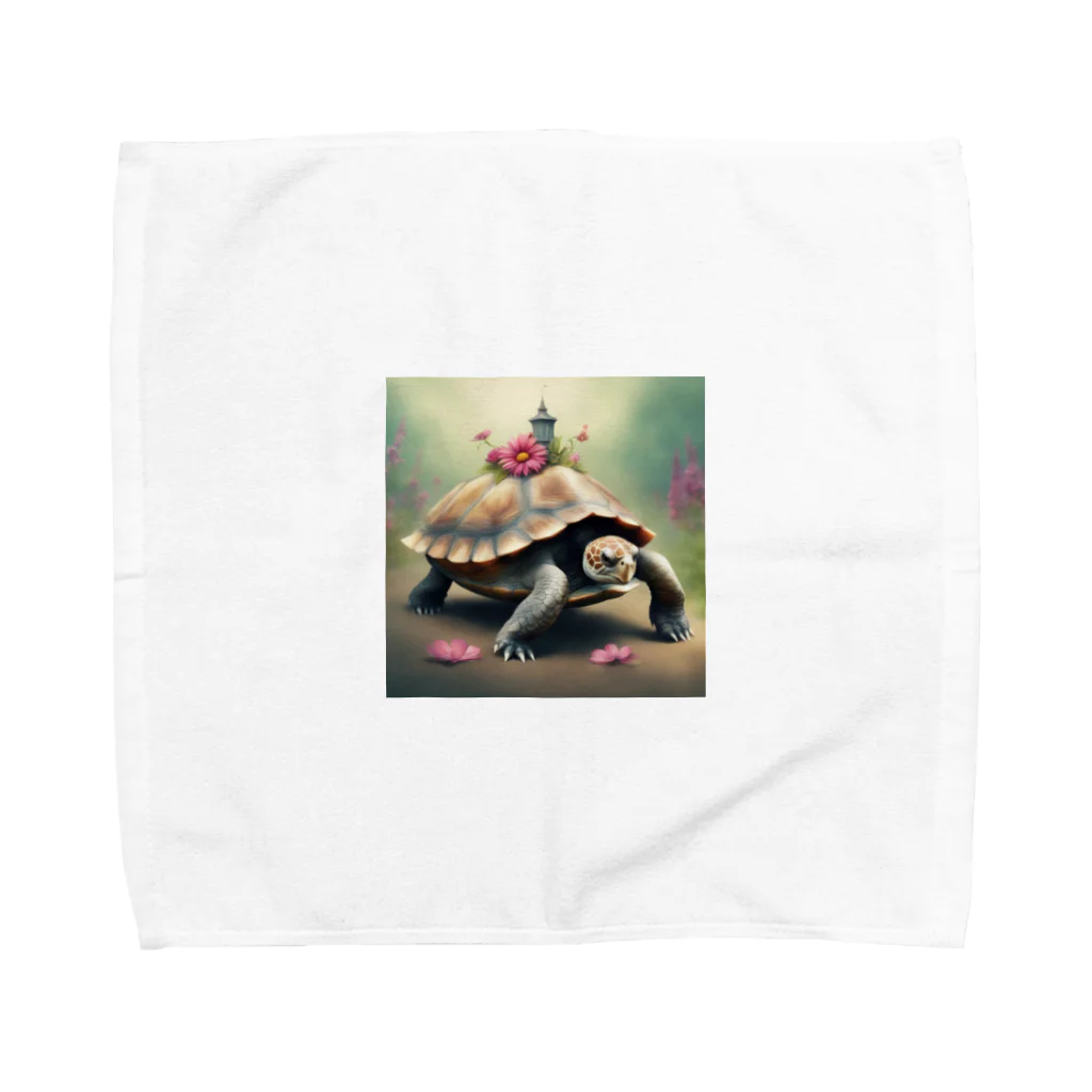 takka_555の癒される動物（カメ） Towel Handkerchief