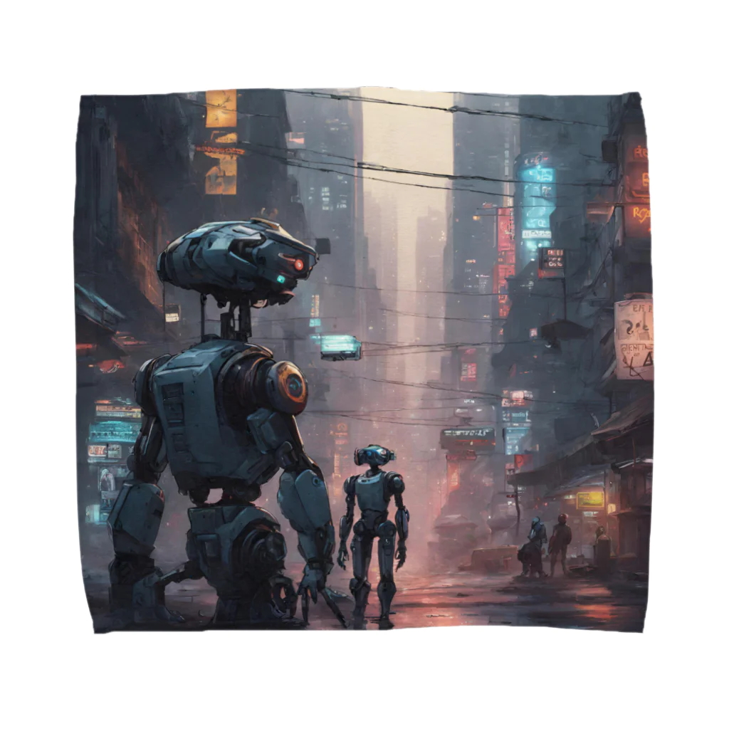 xgs648の近未来ロボット Towel Handkerchief