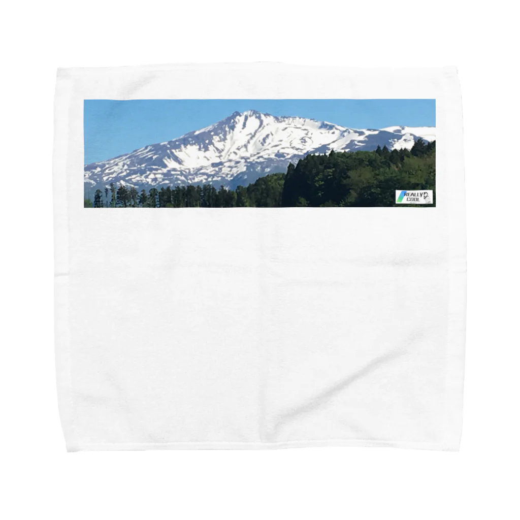 ReallyCoolMamoruの秋田鳥海山_AkitaChoukaisan Towel Handkerchief