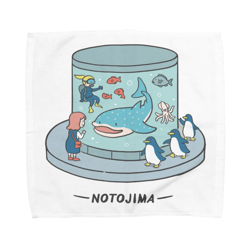 NBworksのNOTO NOTE ～能登の旅・能登島～　 Towel Handkerchief