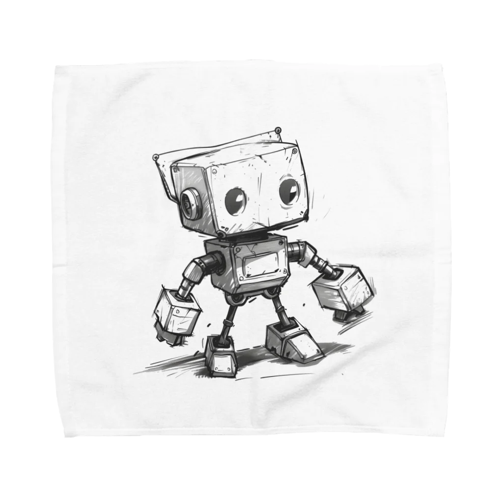 Sachi0625のレトロ戦闘ロボットＣ Towel Handkerchief
