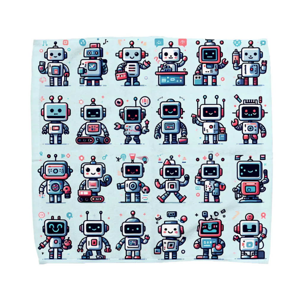 ロボットグッズshopのロボットいっぱい２！ Towel Handkerchief