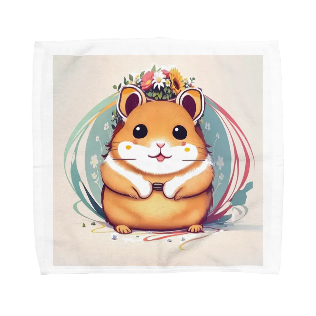 レコちゃんのレコちゃんかわいいお花 Towel Handkerchief