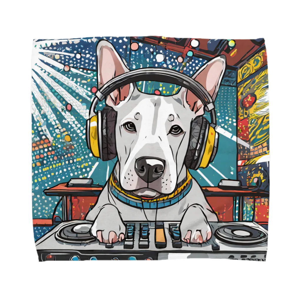 Bull Terrier ParadeのDJヴィンセント Towel Handkerchief