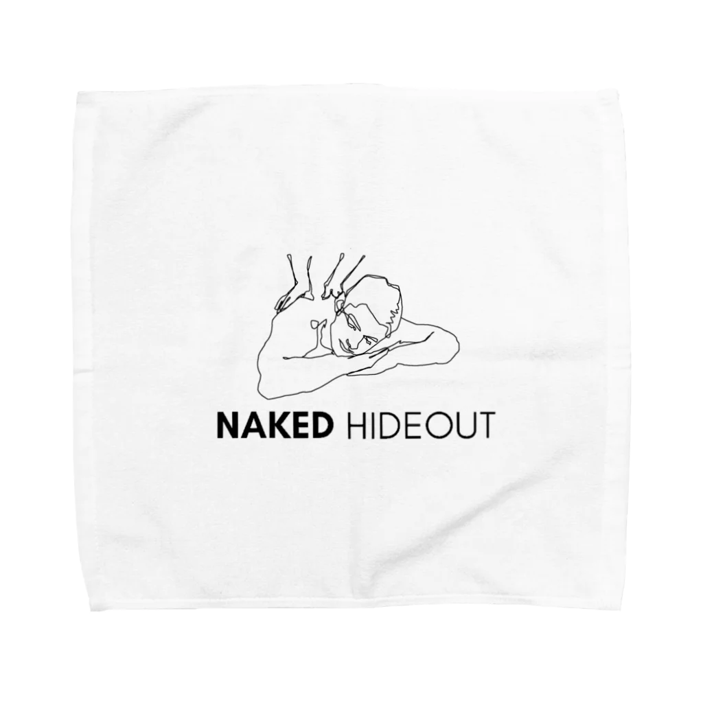 春田 秀一のNAKED HIDEOUT Towel Handkerchief