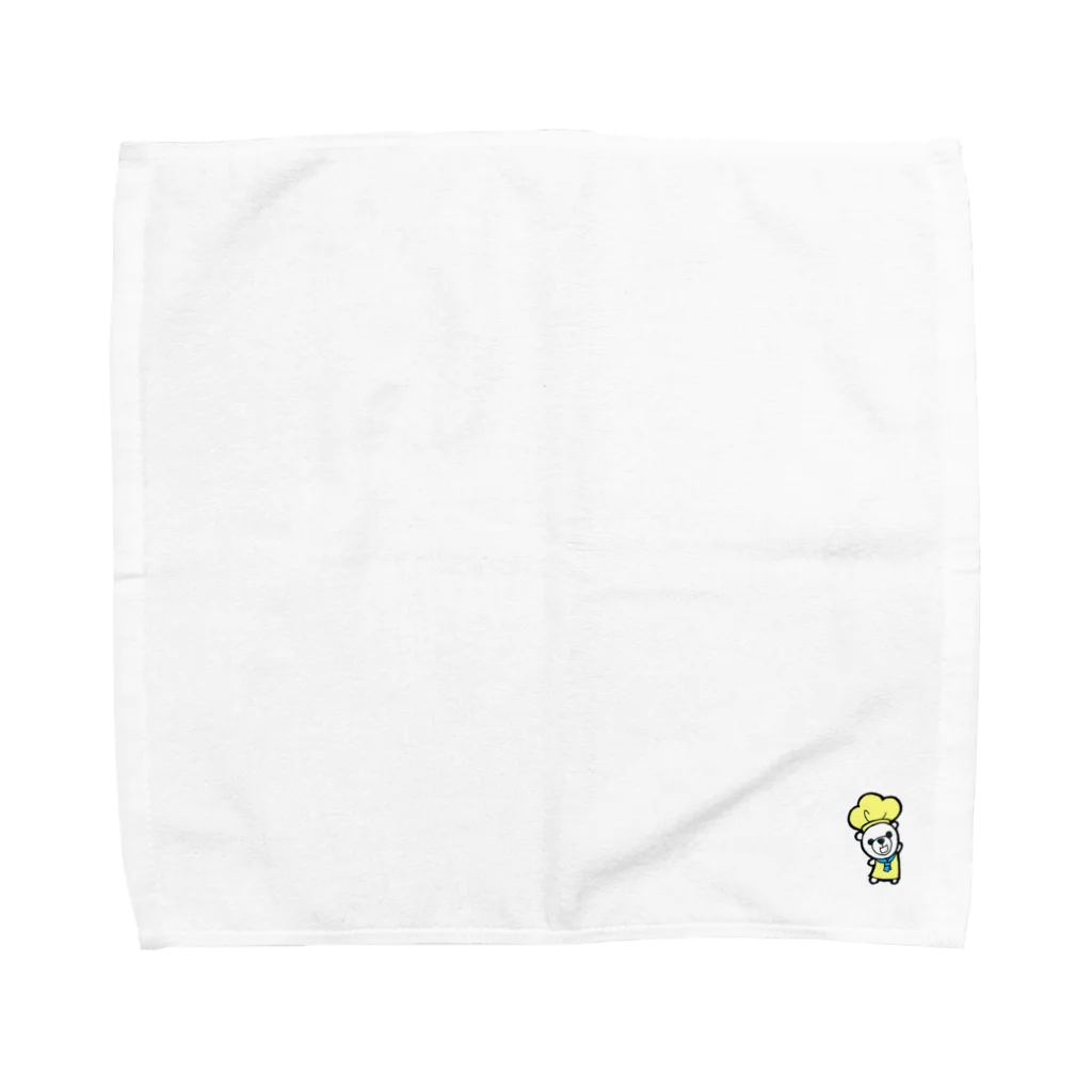 やぎくまのシロりん　タオルハンカチ Towel Handkerchief