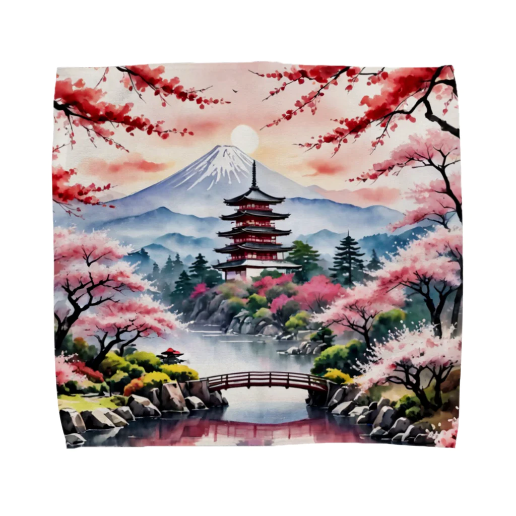 m-mike007の日本の風景 Towel Handkerchief