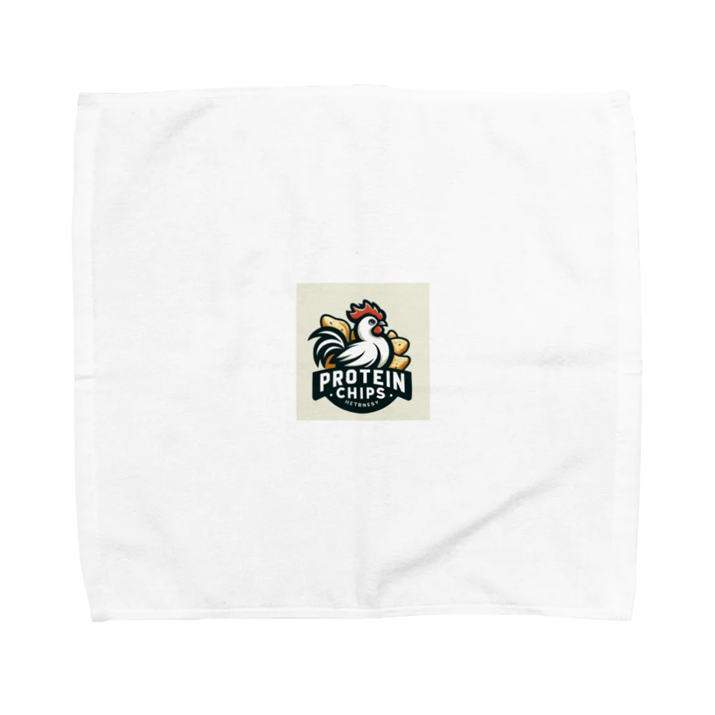 juten8の鶏肉チップスのロゴ Towel Handkerchief