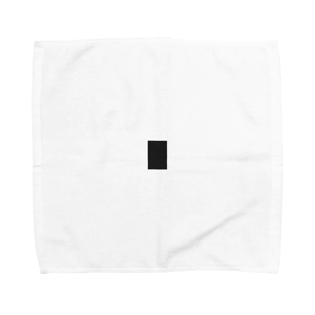 ZONOのZONO Black Squareブランドロゴ Towel Handkerchief