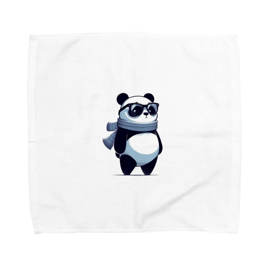 nono_0703のサングラス・パンダ Towel Handkerchief