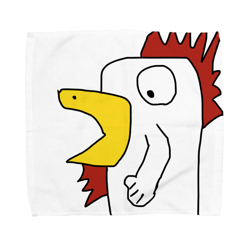 いーじーの鶏のこけけ君 Towel Handkerchief